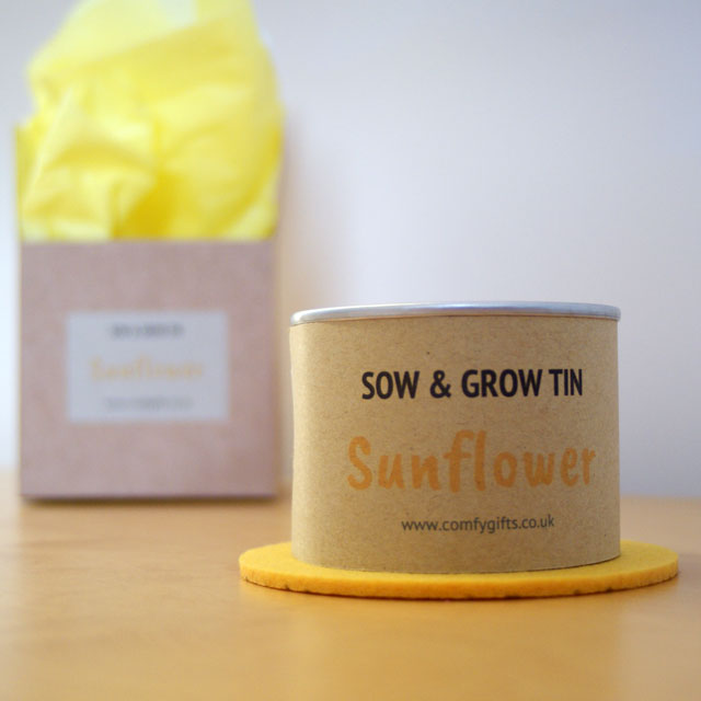 Sunflower grow your own gift set for children